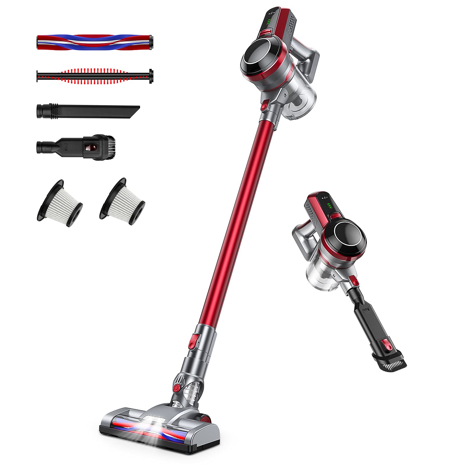 Buy Cordless Cleaner 15Kpa Strong Suction, 2 in 1 Handheld Cleaner, Stainless Steel Mesh and 2