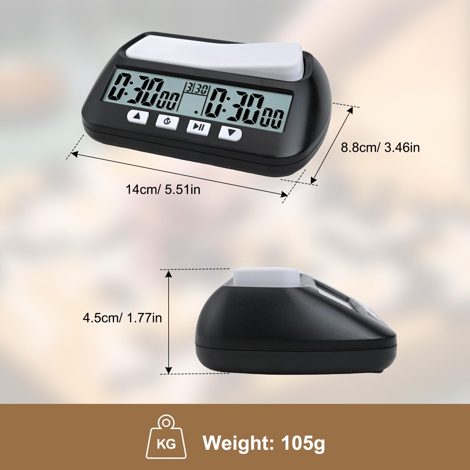 OROLOGIO DIGITALE ALLARME Desktop Batteria Propria Calendario Multifunzione 225605661478