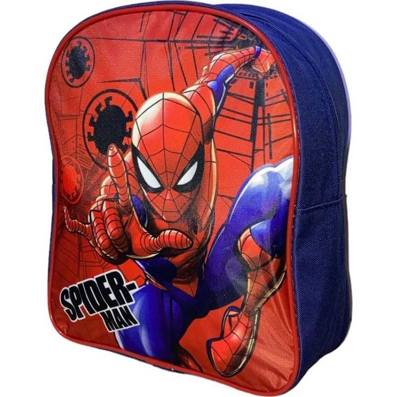 arlis Sac à dos Spider-man 30 cm, 1 Compartiment principal avec zippée, bretelles réglables - Dimensions: 30 x 26 x 10 cm (Sac à dos Spider-Man - B)