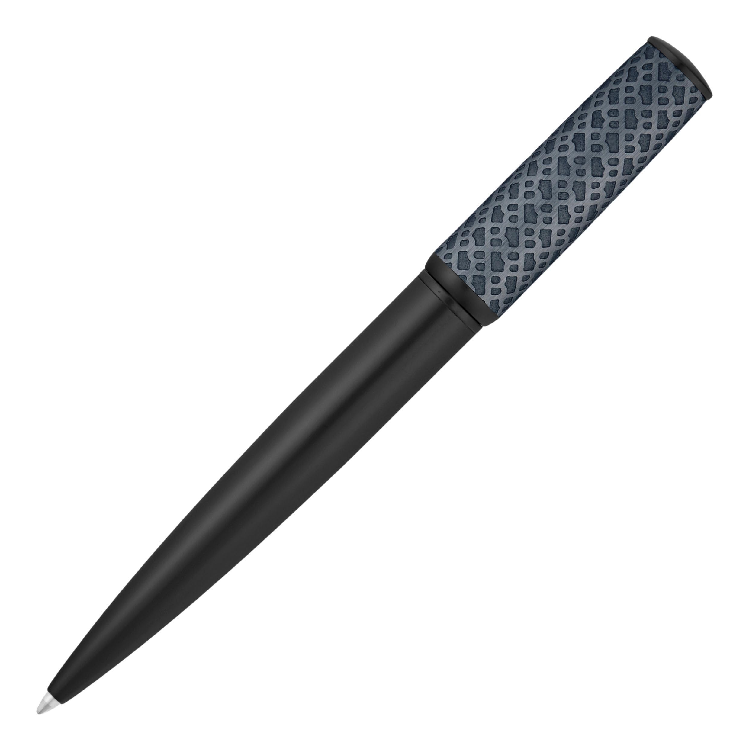 Hugo Boss Arche Monogram Kugelschreiber, Schwarz/Marineblau