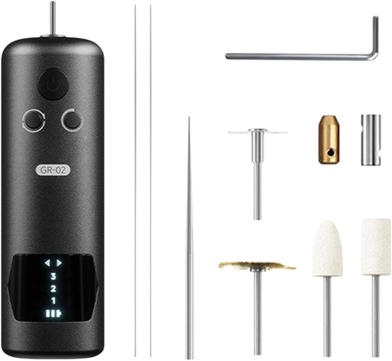 Efficient Adhesive Stripper Gluing Removers with 7Interchangeable Tip Copper Motor Comfortable Handle for Easy Operate Adhesive Remover Tool Cordless Electric Eraser Sticker Tool Decal Car