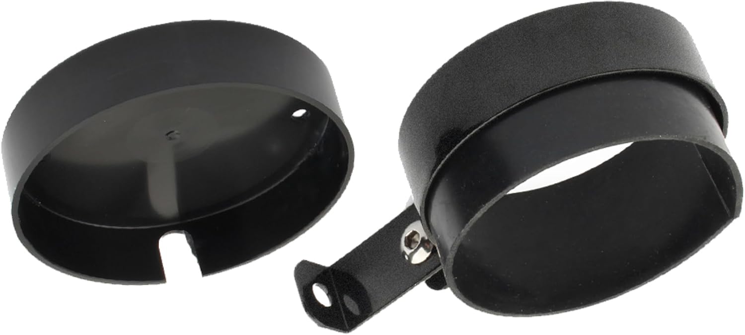 Speedometer Side Mount Relocation Bracket Kit, 2pcs Black Metal Bracket + CNC High Bottom Motorcycle Instrument Stand, Compatible with Harley 1993-2020 Sportster 883 1200 XL