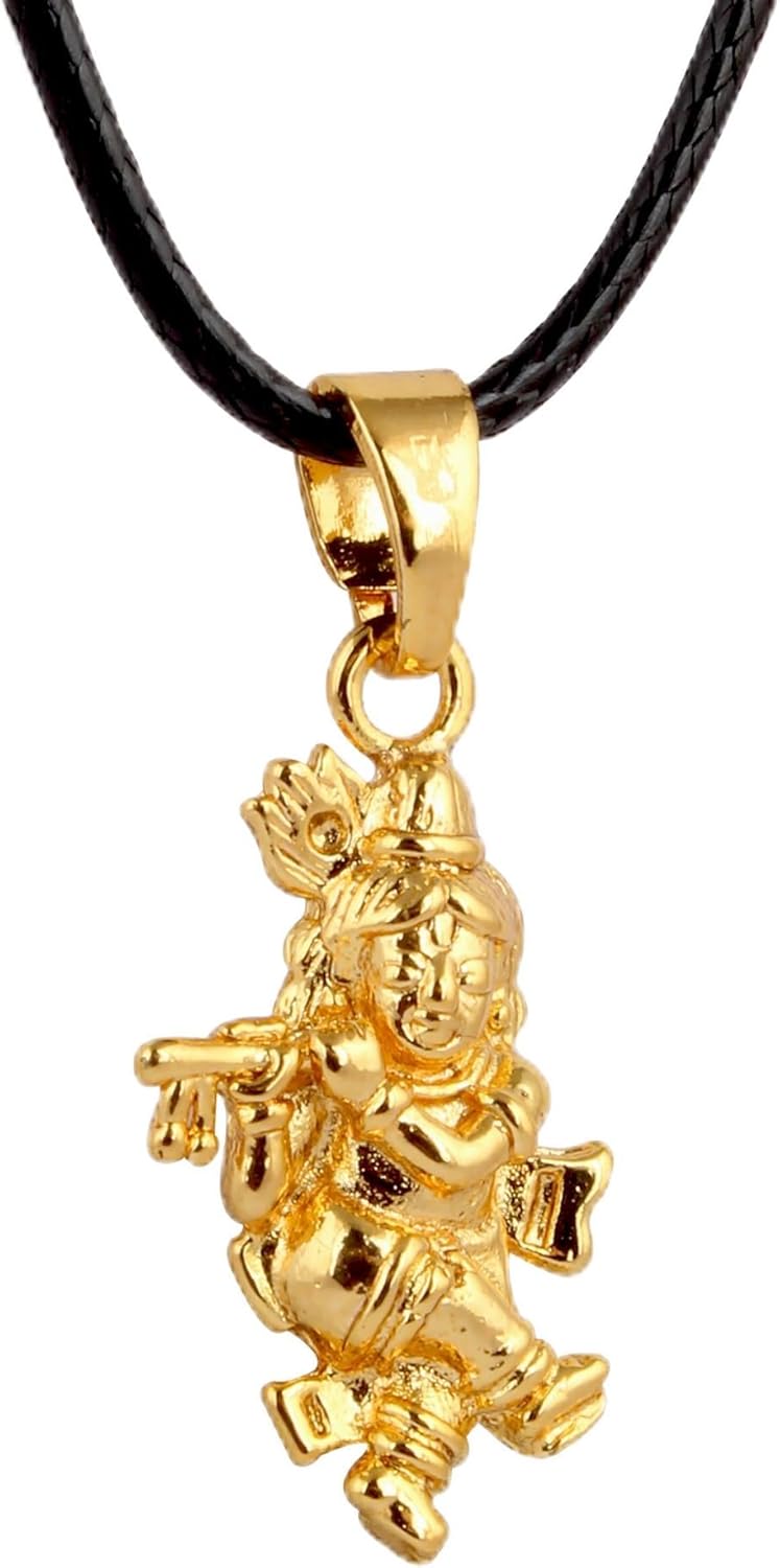 Rudra Empire Shree Krishna Bal Gopal with Bansuri Religious Pendant for Men Women