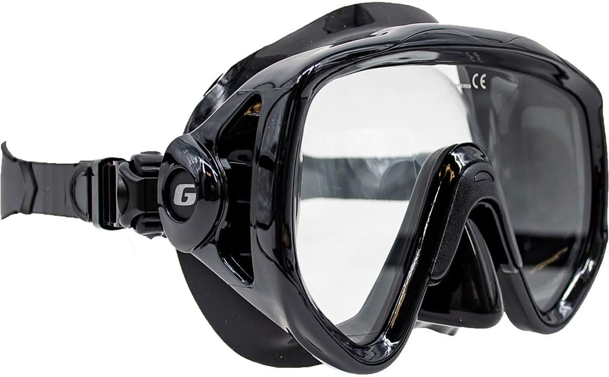 Genesis Dive Mask - Tatura, Single Lens, Ice Blue, Scuba Diving
