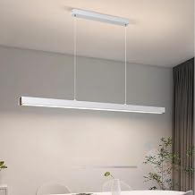 LED Lineer Sark t Lamba, Yemek Masas  Lambas , Modern Mutfak Adas , Uzaktan Kumandal , K s labilir, 3 Renk S cakl , %10 ila %100 Asma Lamba, Y ksekli i Ayarlanabilir, Oturma Odas , Ofis [Enerji S n f  A+++]