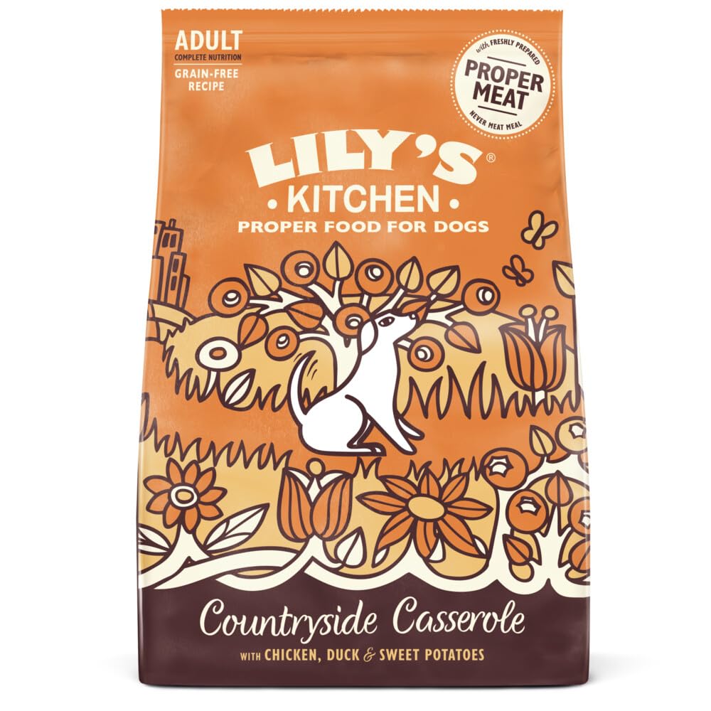 (Pack of 4) Lilys Kitchen - Dog Chick & Duck Dry 1000 g