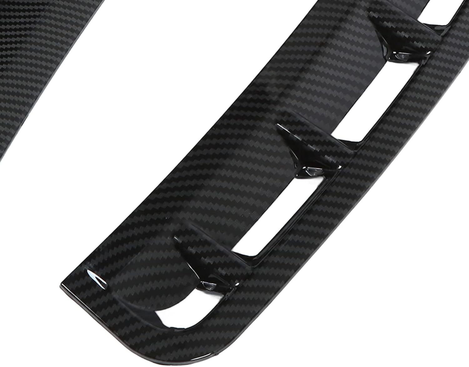 Front Bumper Air Vent Spoiler Splitter, 2 pcs Glossy Black ABS Front Bumper Side Air Vent Spoiler for GLE Class W167 V167 AMG?Line 2019+