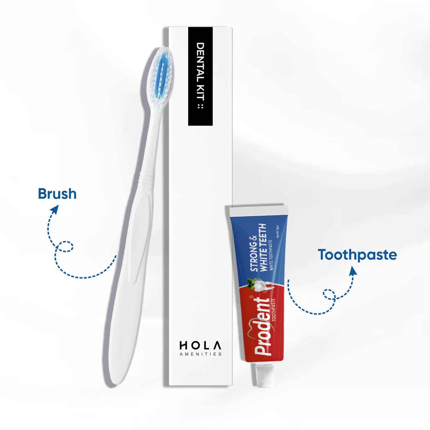 Prodent Hotel Dental Kit Pack of 100 – Toothbrush & 8g Toothpaste | Dental Kit For Hotel & Travel Kit | Oral Care Amenities for Hotels, Resorts & Guest Houses 1