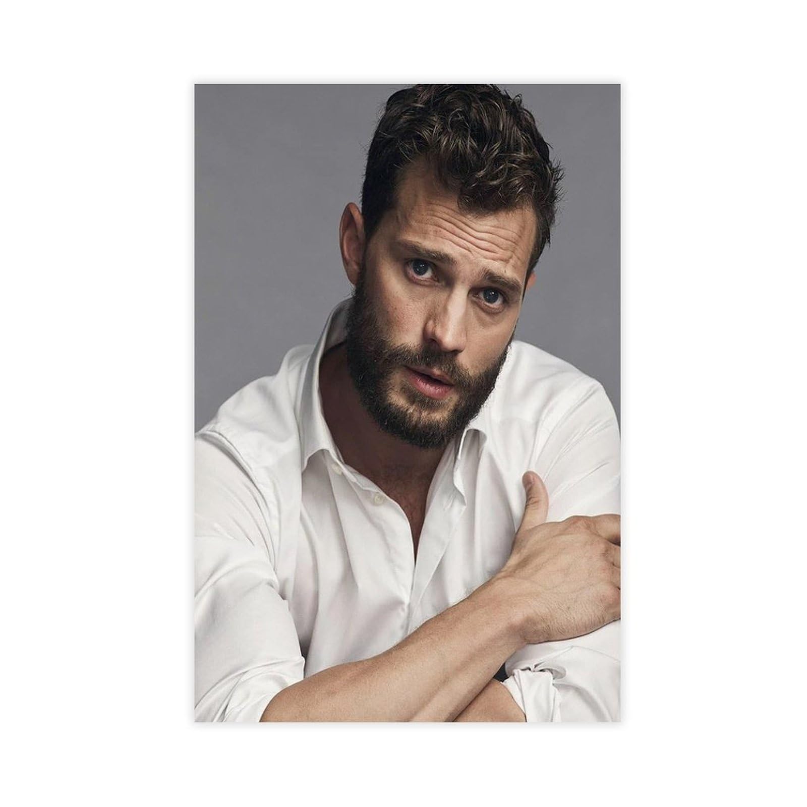 Phthdb Unframe-Style Actor Jamie Dornan Poster Canvas Poster Bedroom Decor Gift