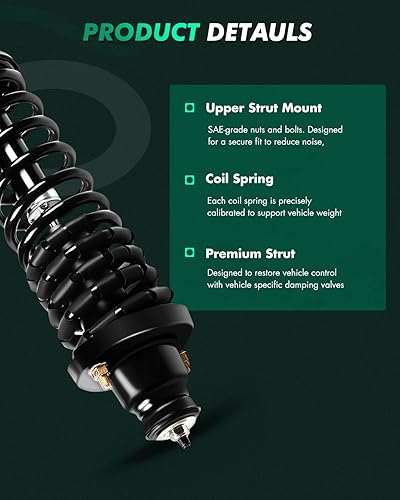 Miniatura 2 de SCITOO 2 puntales y amortiguadores de montaje completo para amortiguador Honda Accord 171286L