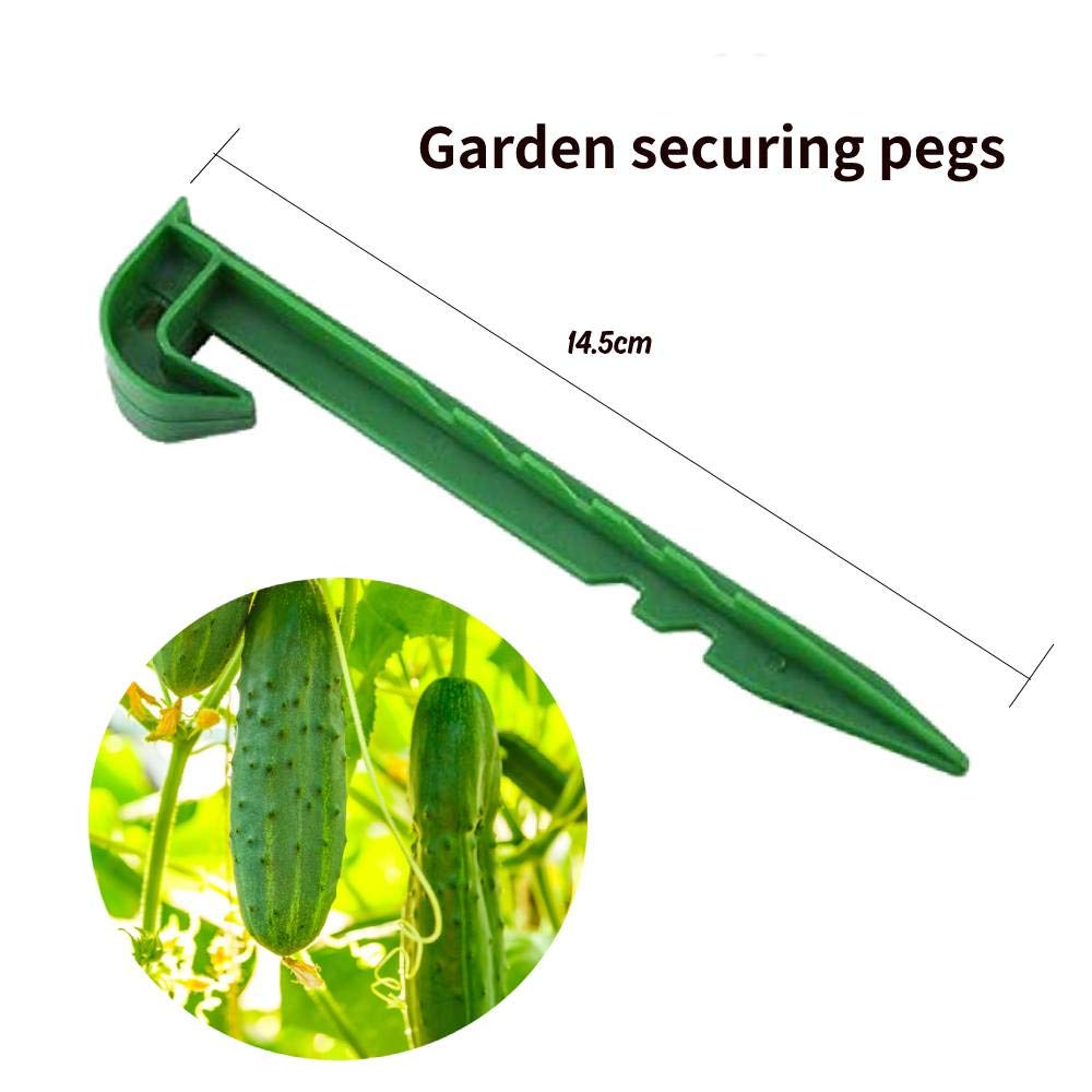 ANSIO Picchetti da giardino per fissare il prato a forma di U, ideali