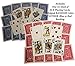 Plastic Trays / Racks for Dominoes OR Playing Card _ Dual Use _ Set of 4 _ Bonus 1 Deck of Ace 100% Plastic Playing Cards (Random backing color of Red or Blue)
