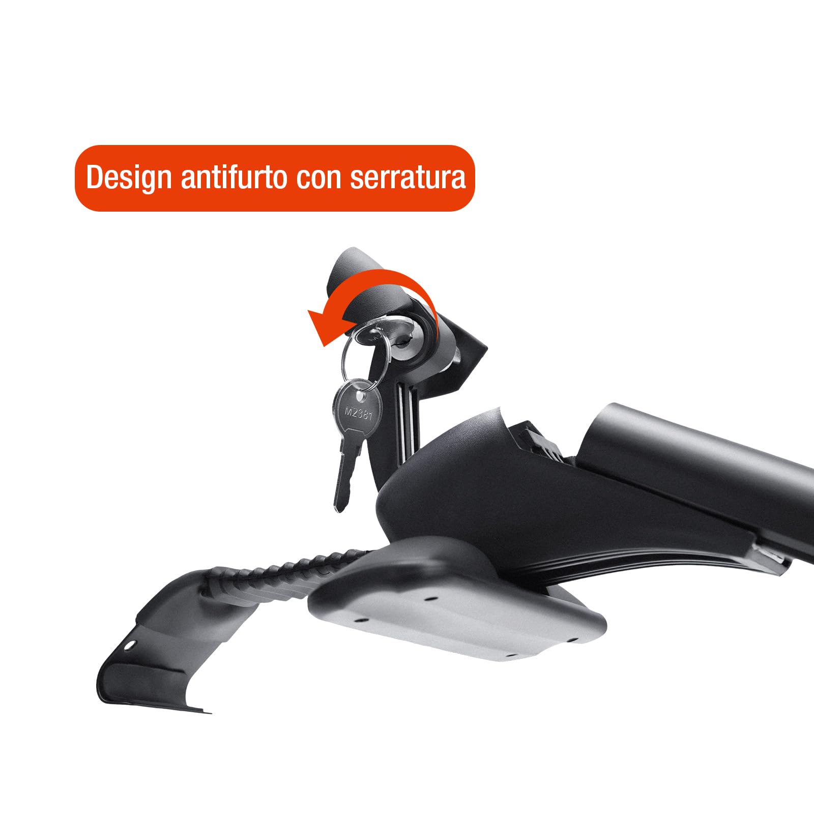 Barre Portapacchi Universali da 75 kg - Compatibili Con Binari per Bagagli, Trasversali, in Alluminio - Set per Auto Con Serratura, per 4 o 5 Porte