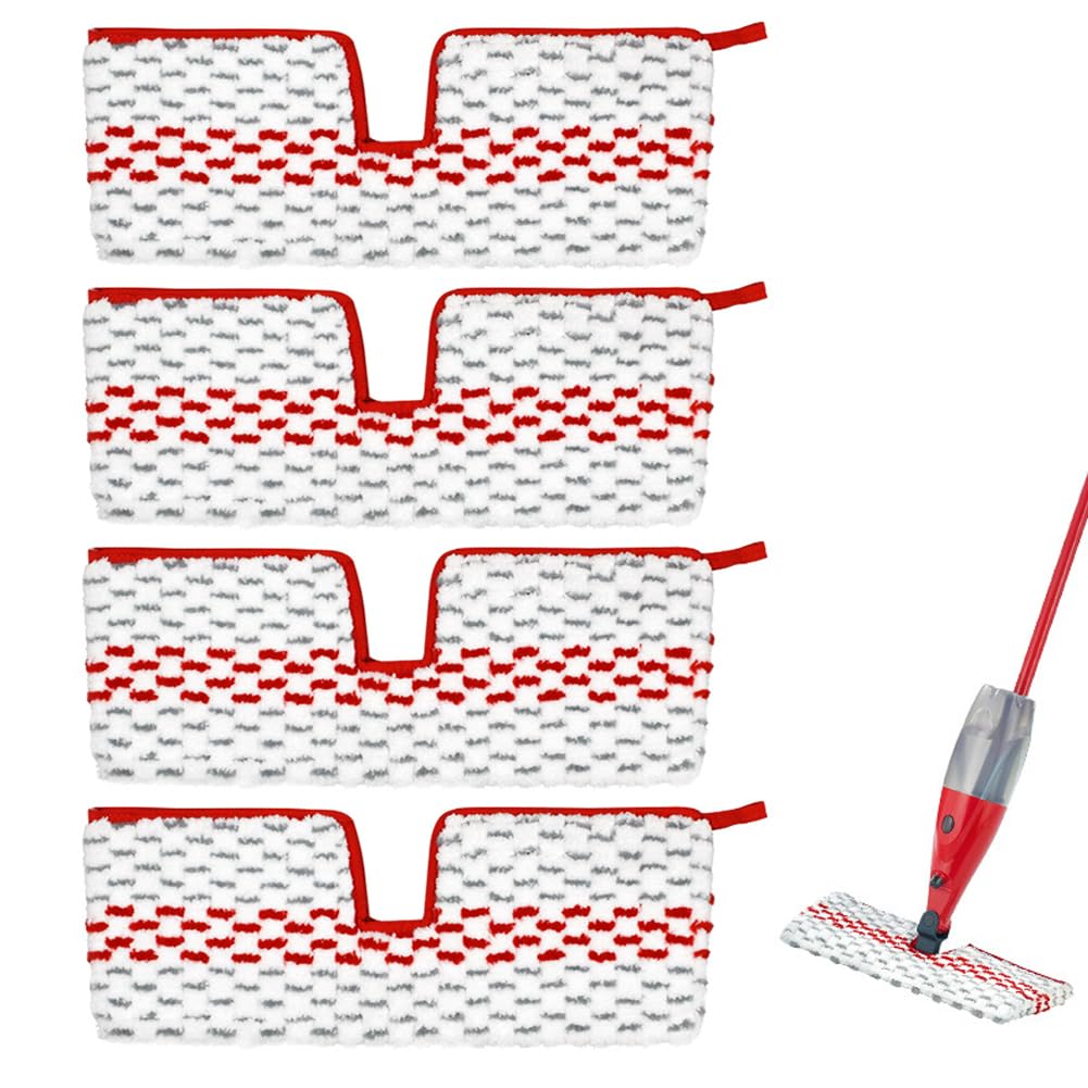 BettaWell Microfibres Recharge pour Serpillère Vileda Spray, Serpillère pour O-Cedar ProMist Max Spray Mop, 2 en 1 Réutilisable pour Vileda 1-2 Spray Max Balai Recharge