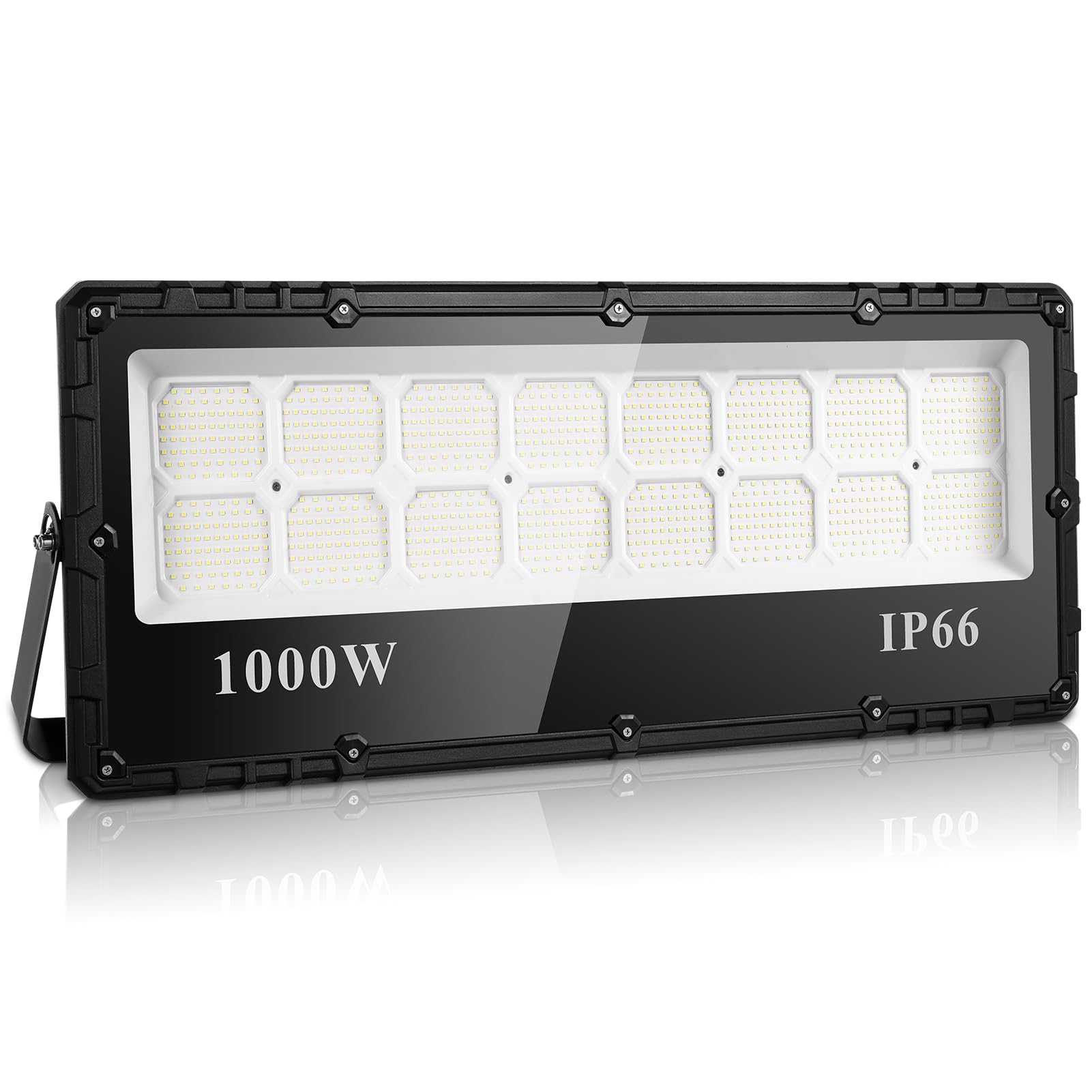 Focos LED Exteriores 1000W 100000LM, Focos LED Super Brillante Blanca Fría de 6500K, IP66 Impermeable Luces de Seguridad Iluminación para Giardino Garage Patio Prato Stadio