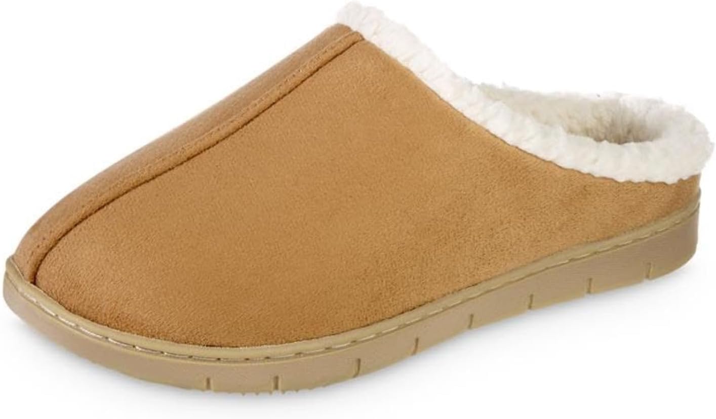 isotoner Women's Rory Slip on Slipper, Buckskin, 6-7
