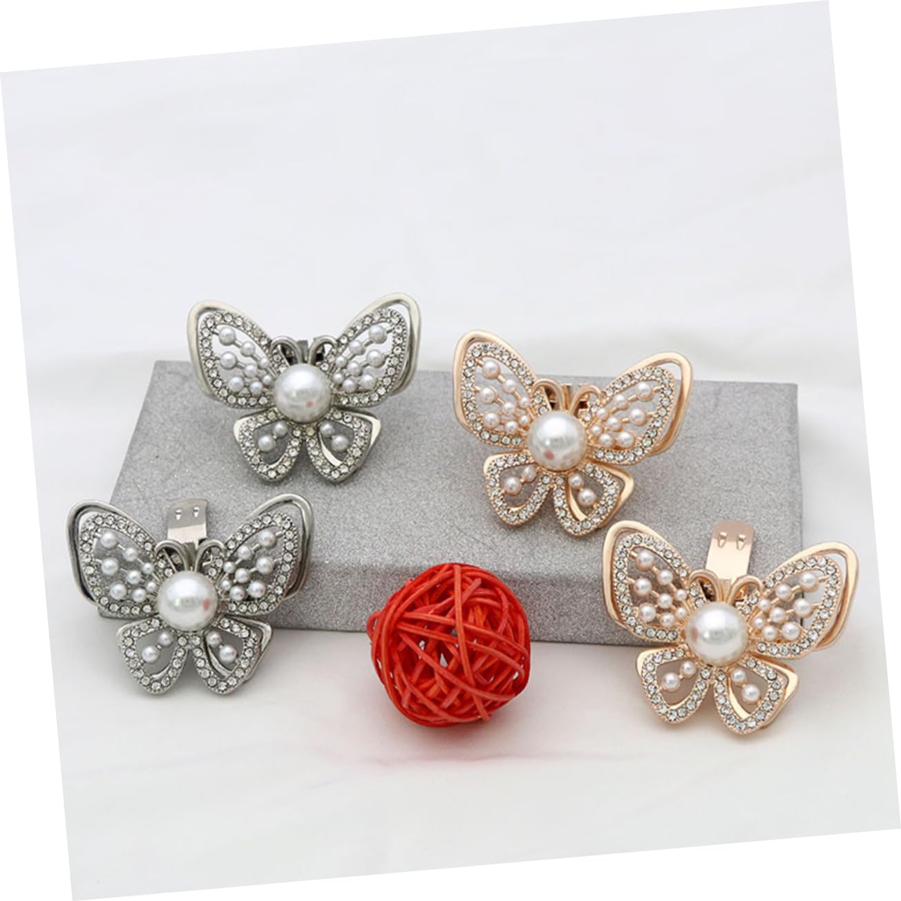 FRCOLOR Clip per Scarpe per Cerimonia Decorazione e Rimovibile per Scarpe Sposa