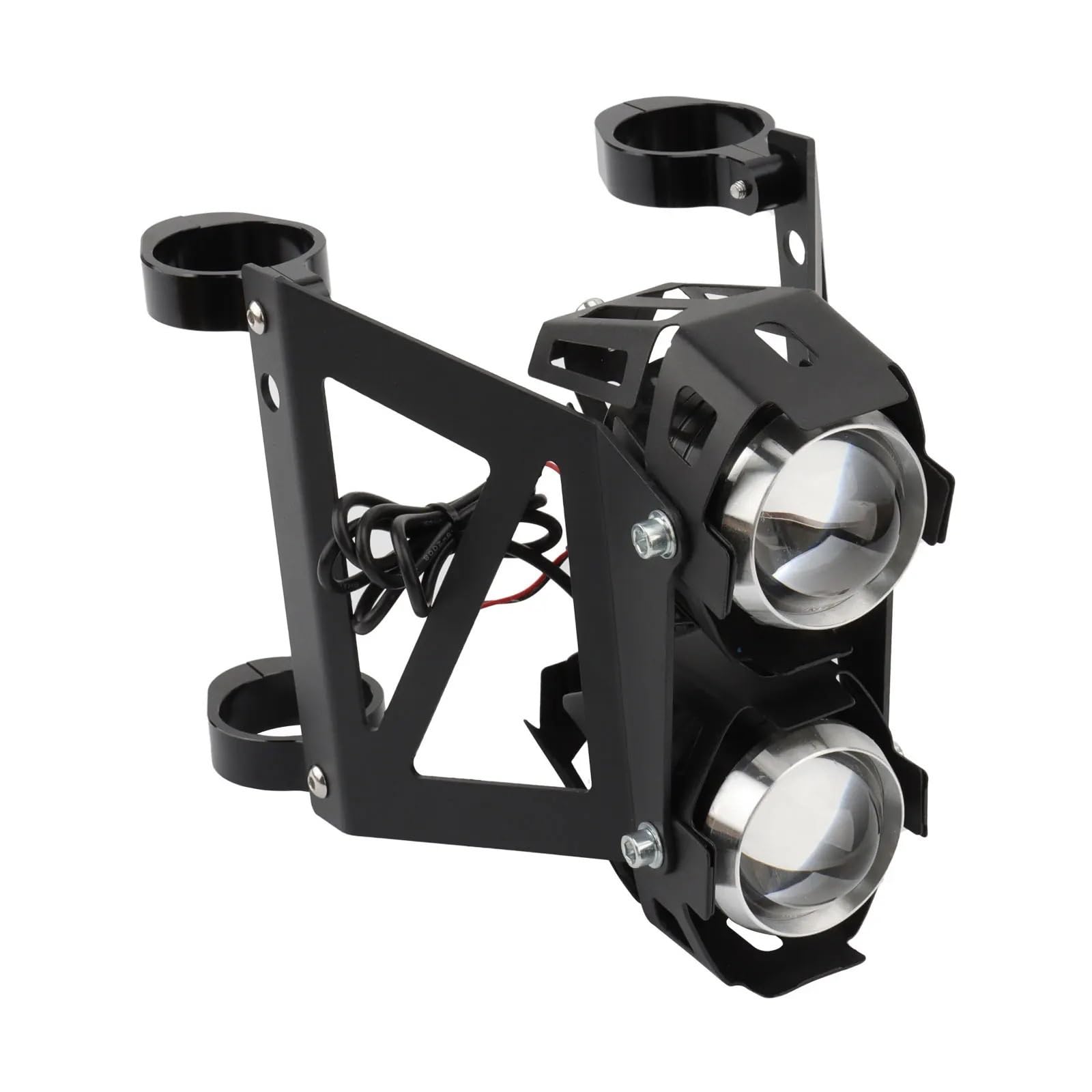 Reflektory motocyklowe Pasuje do Suzuki motor terenowy motocykl pomocniczy reflektor przeciwmgielny zmodyfikowany podwójny reflektor W/zacisk przedniego widelca 41-45mm Światło Do Jazdy
