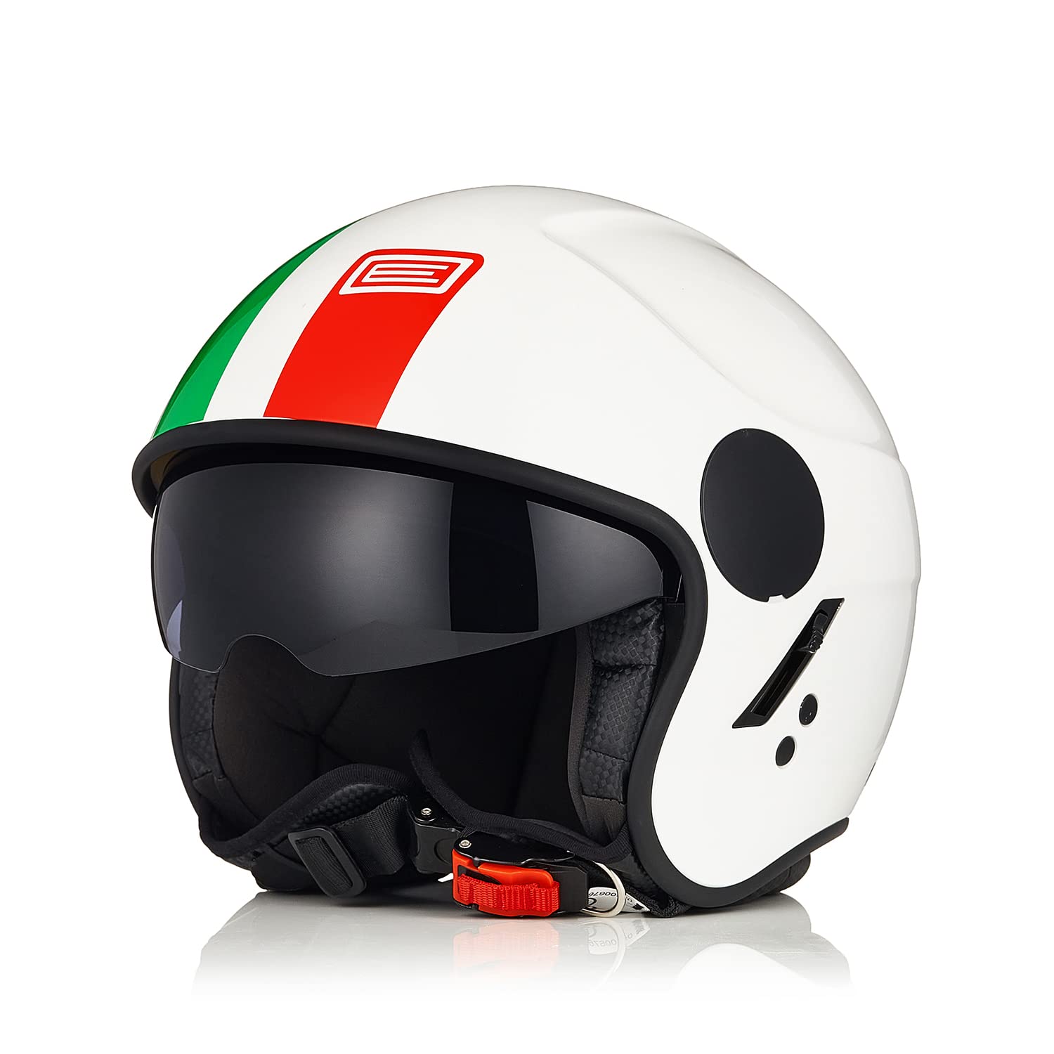 ORIGINE Casco Jet Moto Aperto Scooter Omologato ECE Visiera