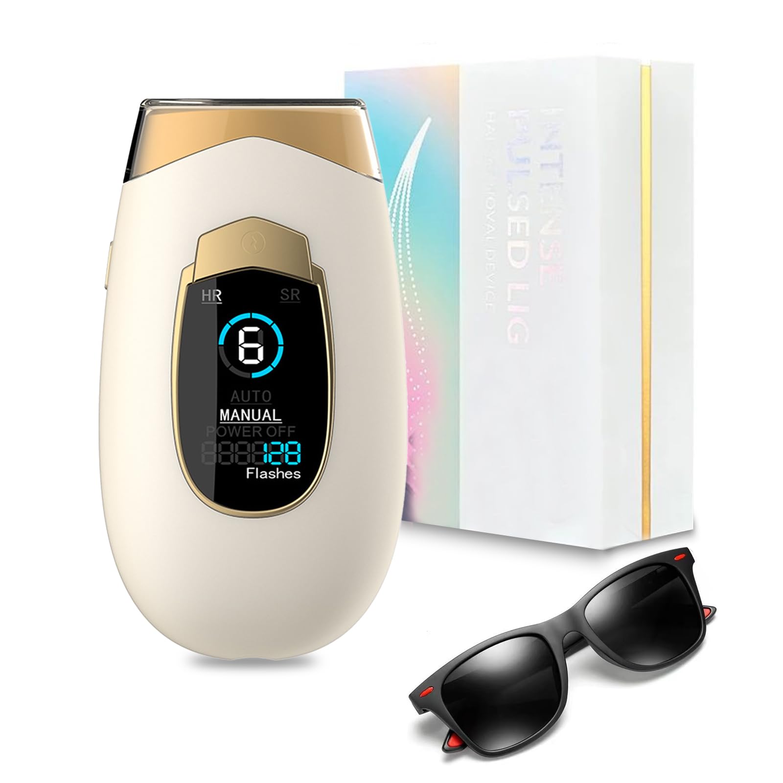 Lumisilk Luminia Depiladora, Tecnología IPL, Detiene el Crecimiento del Vello, Proporcionando una Piel Suave con una Sensación Delicada e Indolora (Beige)