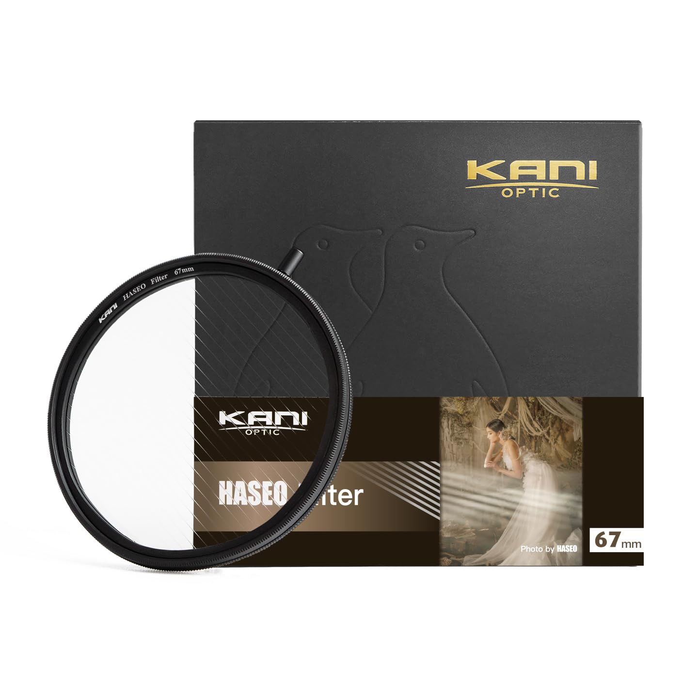 KANI K17228 67mm Angled Light Filter, HASEO Filter, Anamorphic Style, Light Strip: Non-colored, Special Effect Filter, Low Reflection, Water Repellent, Oil Repellent, Stain Resistant, Nano Coating