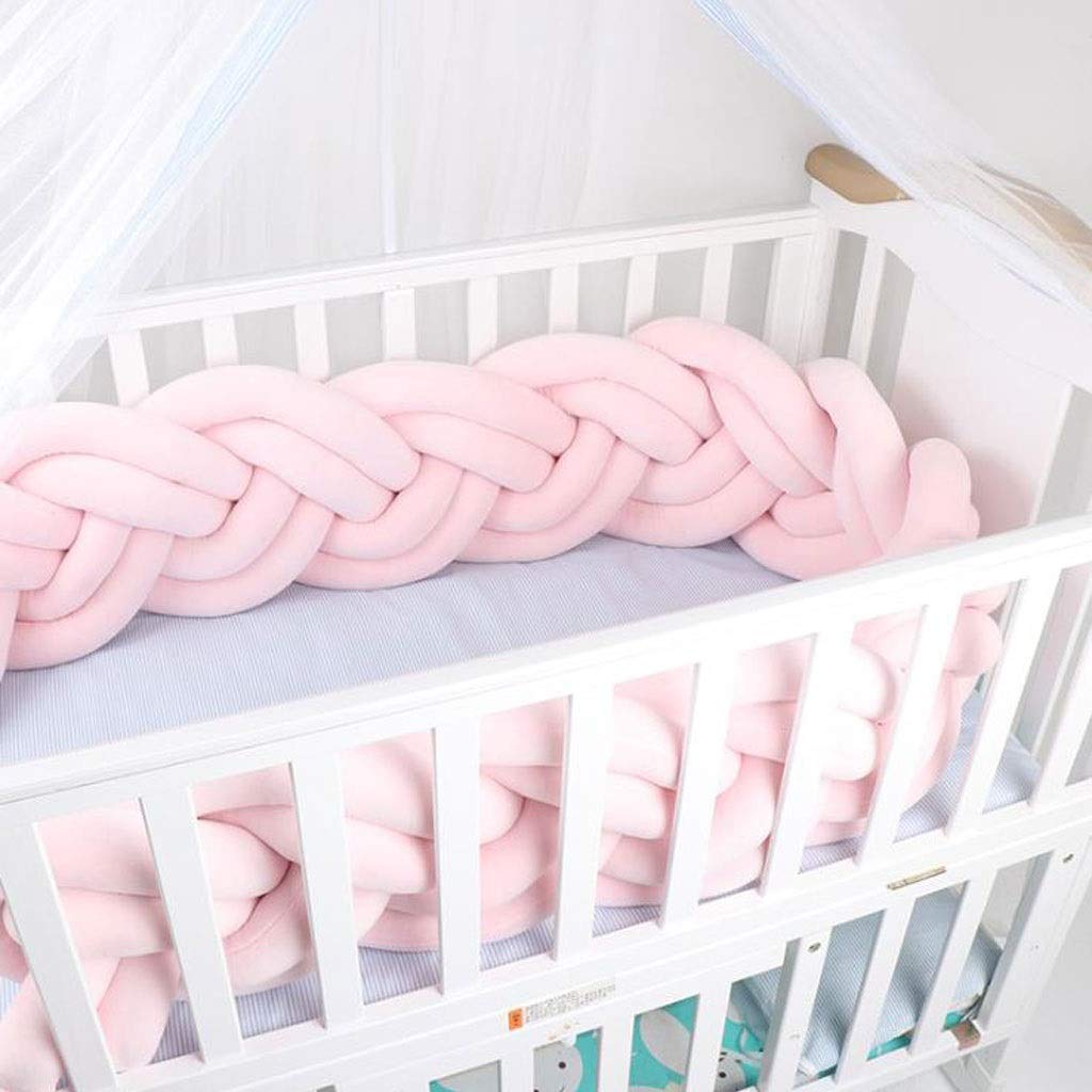 pink cot bumper