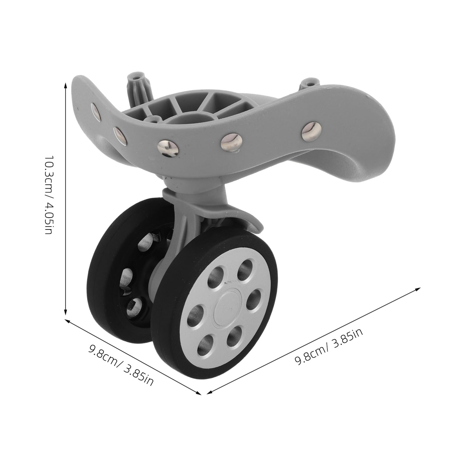 Toddmomy 2paia Ruote Girevoli per Bagagli di Ricambio Installazione Rapida e Design Antirumore per Valigie e Carrelli della Spesa