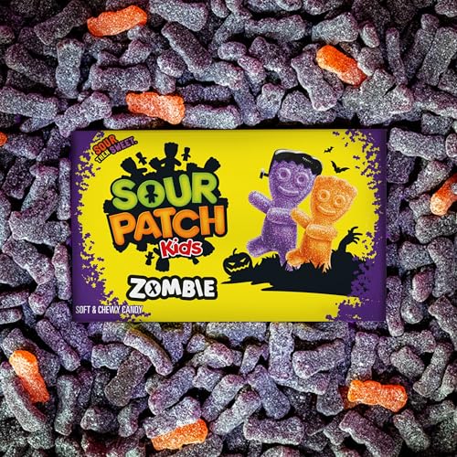 SOUR PATCH KIDS Zombie Soft & Chewy Gummy Halloween Candy, 3.5 oz - image 5