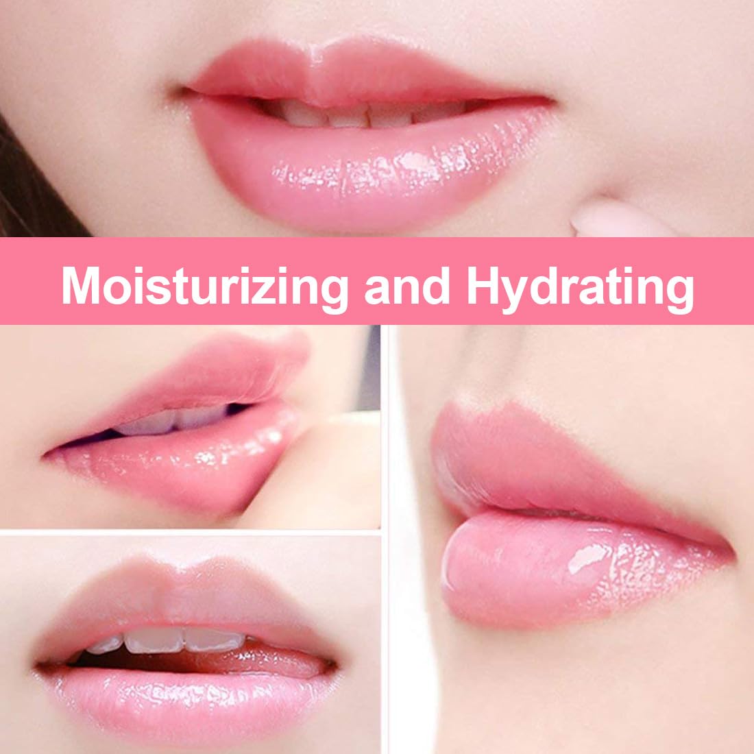 10 Pcs Máscara labial,Parche Labial,Colágeno Lip Mask,Máscara De Labios,Parches Labiales Hidratantes Nutritivos,Exfoliantes,Aptas para LabiosSecos y Agrietados