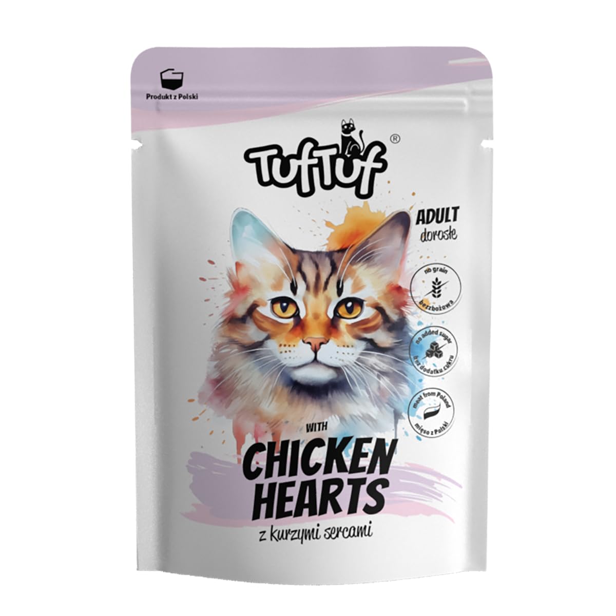 TufTuf Katzenfutter Nass Portionsbeutel 80x100g Mix | hoher Fleischanteil