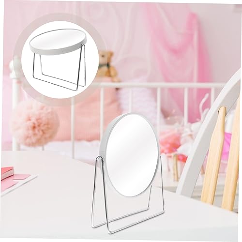 Miniatura 4 de Mipcase 5pcs Double Sided Makeup Mirror Makeup Mirror for Desk Espejos para Maquillaje Portable Mirror Couple Toys Square Mirrors Desktop to Rotate