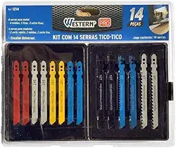 Jogo de Lâminas para Serra Tico-Tico com 14 peças 1214 Western