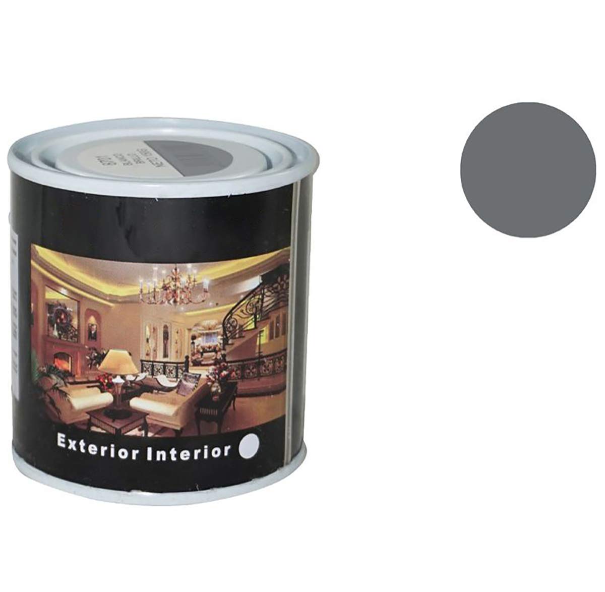 H HANSEL HOME Pintura Esmalte al Disolvente para Madera y Metal, Pintura Alquidica de Rápido Secado para Superfícies Interiores y Exteriores(Negro Satinado, 125 ML) — view 21