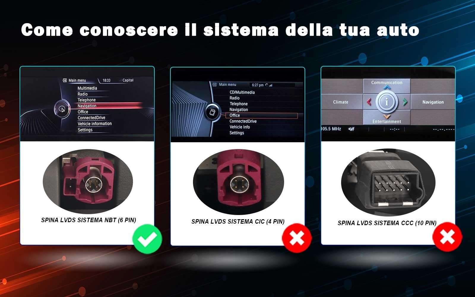 12,3" Qualcomm 8-Core 8GB+128GB Android 16 Autoradio Navigatore GPS per BMW Serie 1 F20 F21 Serie 2 F22 F23 NBT Schermo tattile iDrive Wireless CarPlay Android Auto Bluetooth 5.1 WiFi Canbus DSP USB