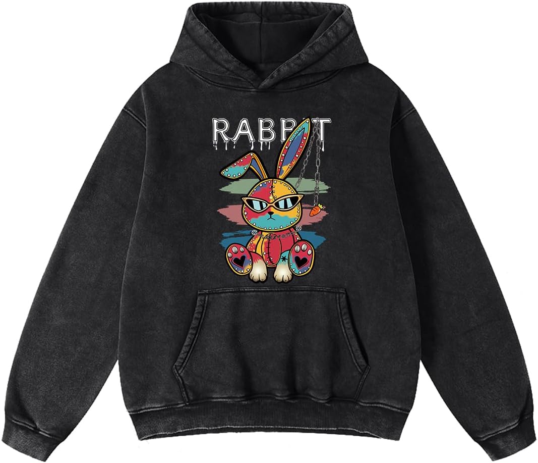 Mens Oversized Hoodie Pullover Unisex Graphic Sweatshirts Hoodies Casual Tunic Vintage Streetwear Aesthetic Top