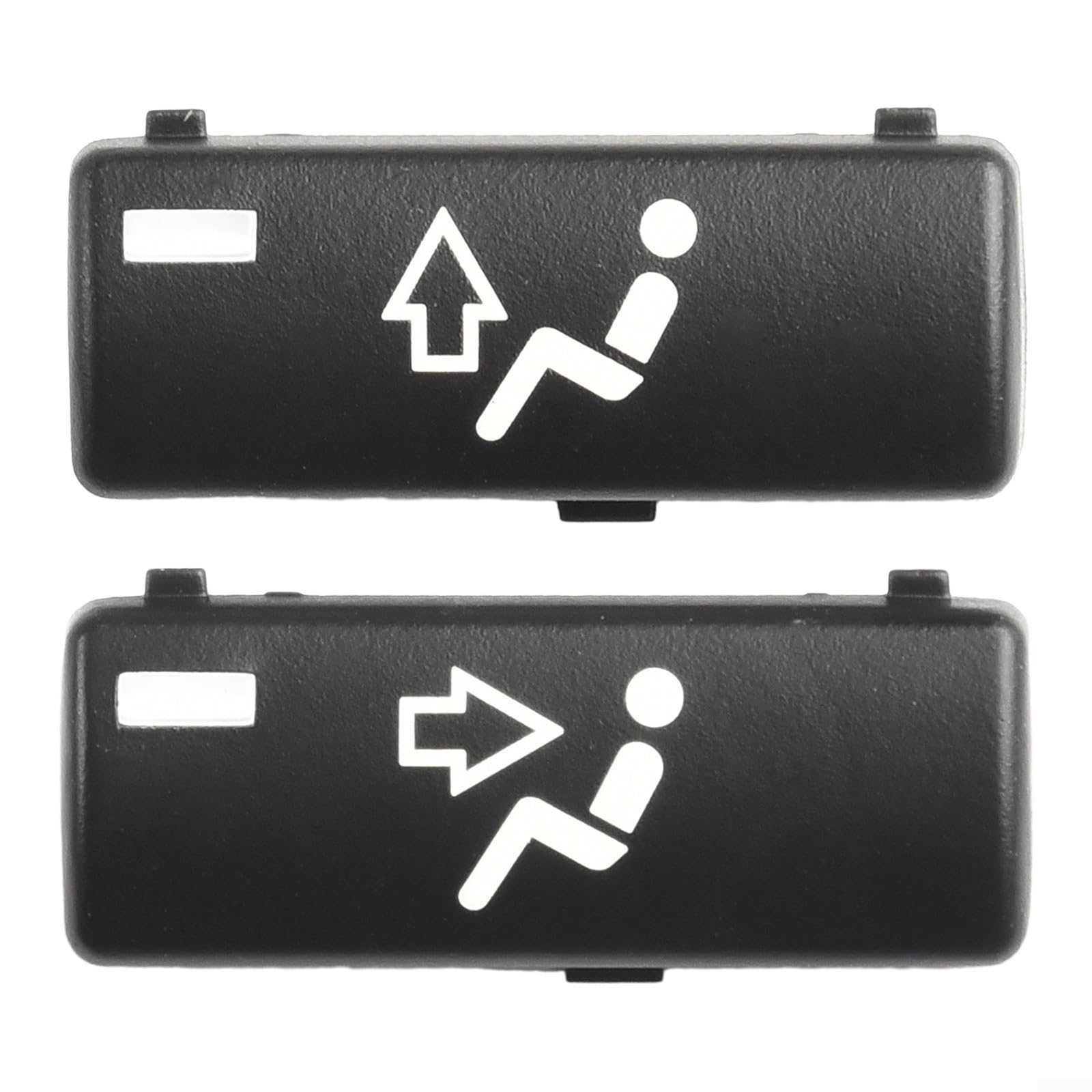 Juego de 14 botones de interruptor de panel de control de clima de CA para BMW Serie 5 E39 1996-2002 y X5 E53 1998-2006 de plástico negro para calentador de aire acondicionado accesorio