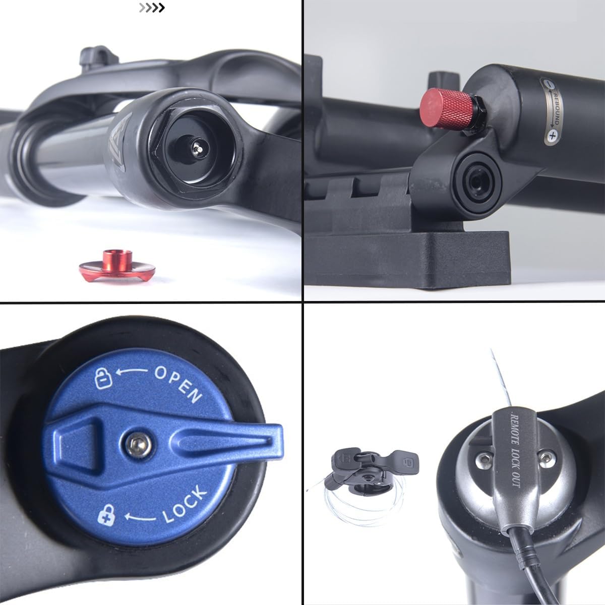 マウンテンバイク フロントフォーク 27.5/29インチ ストローク 120mm 【サビハブ】 ショックアブソーバータイプ エアダ