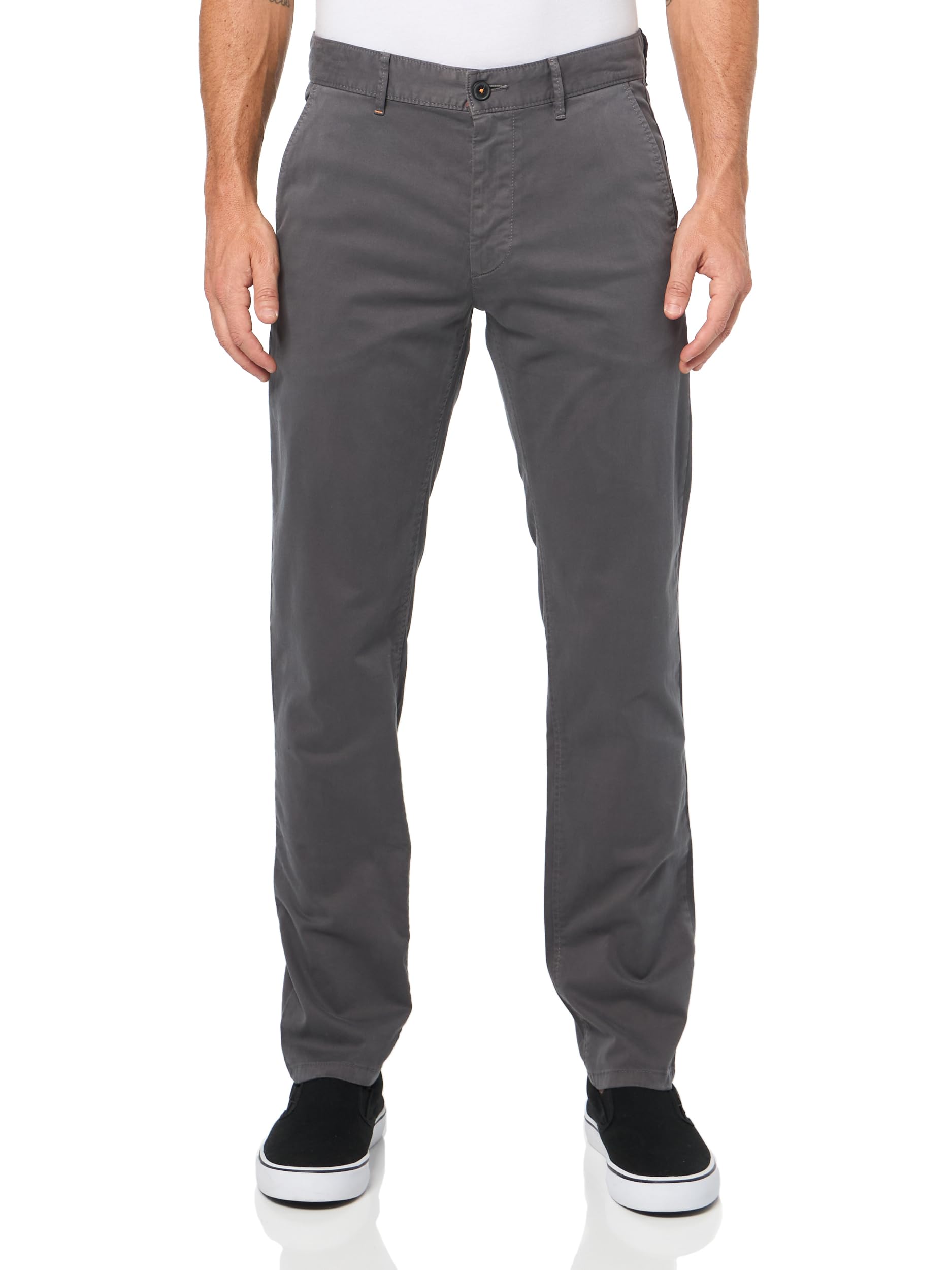 BOSS Slim-fit Casual Chino Trousers Moon Rock Grey 3330
