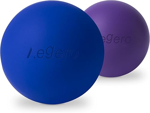 Pelotas de lacrosse de masaje para liberación miofascial, masaje de tejido profundo de yoga, terapia de puntos de activación y fascitis plantar de