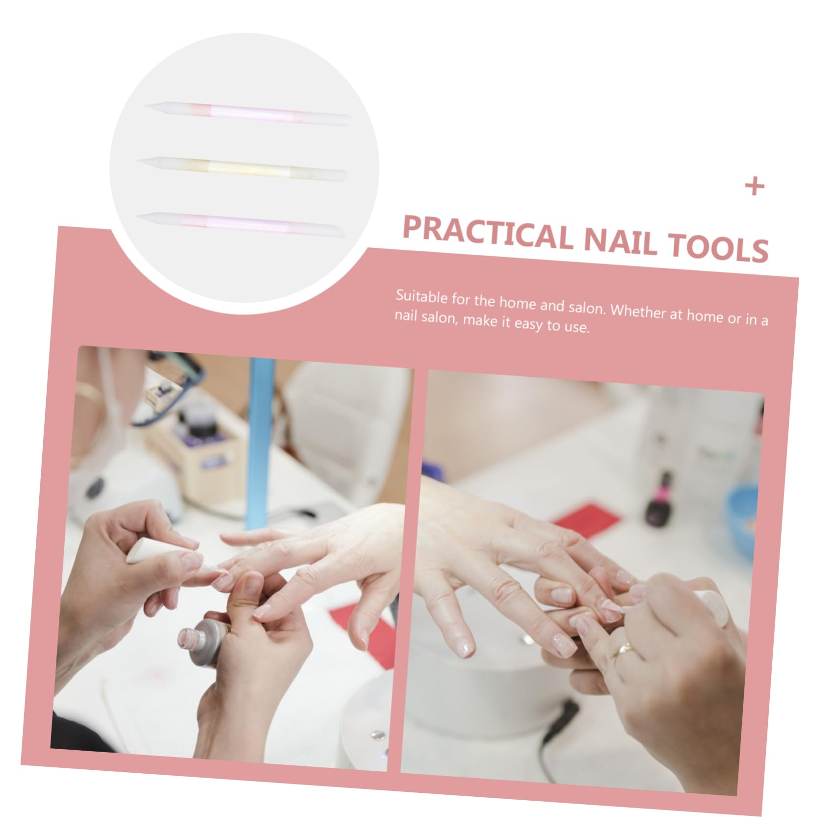 Healvian 15pièces Limes à Avec Étui Outils De Polissage Soins Des Pour Manucure Et Nail Art