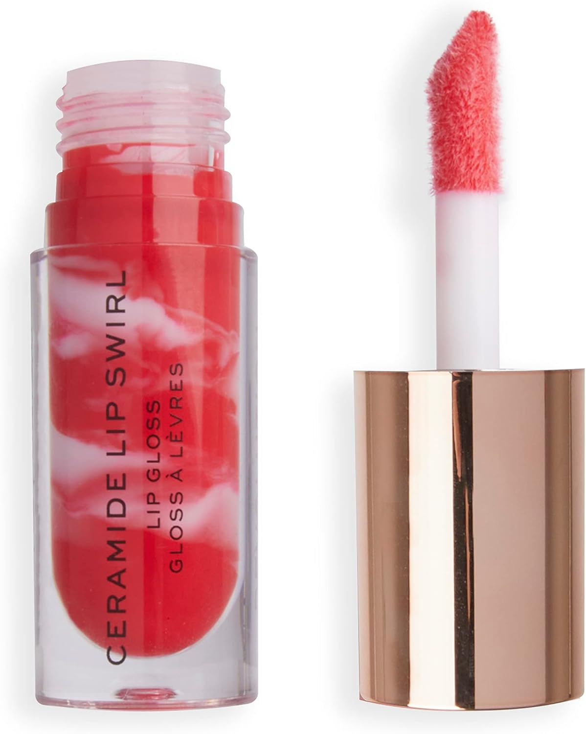 Makeup Revolution, Lip Swirl Ceramide Gloss, Lipgloss, Crush Red, 4,5 ml