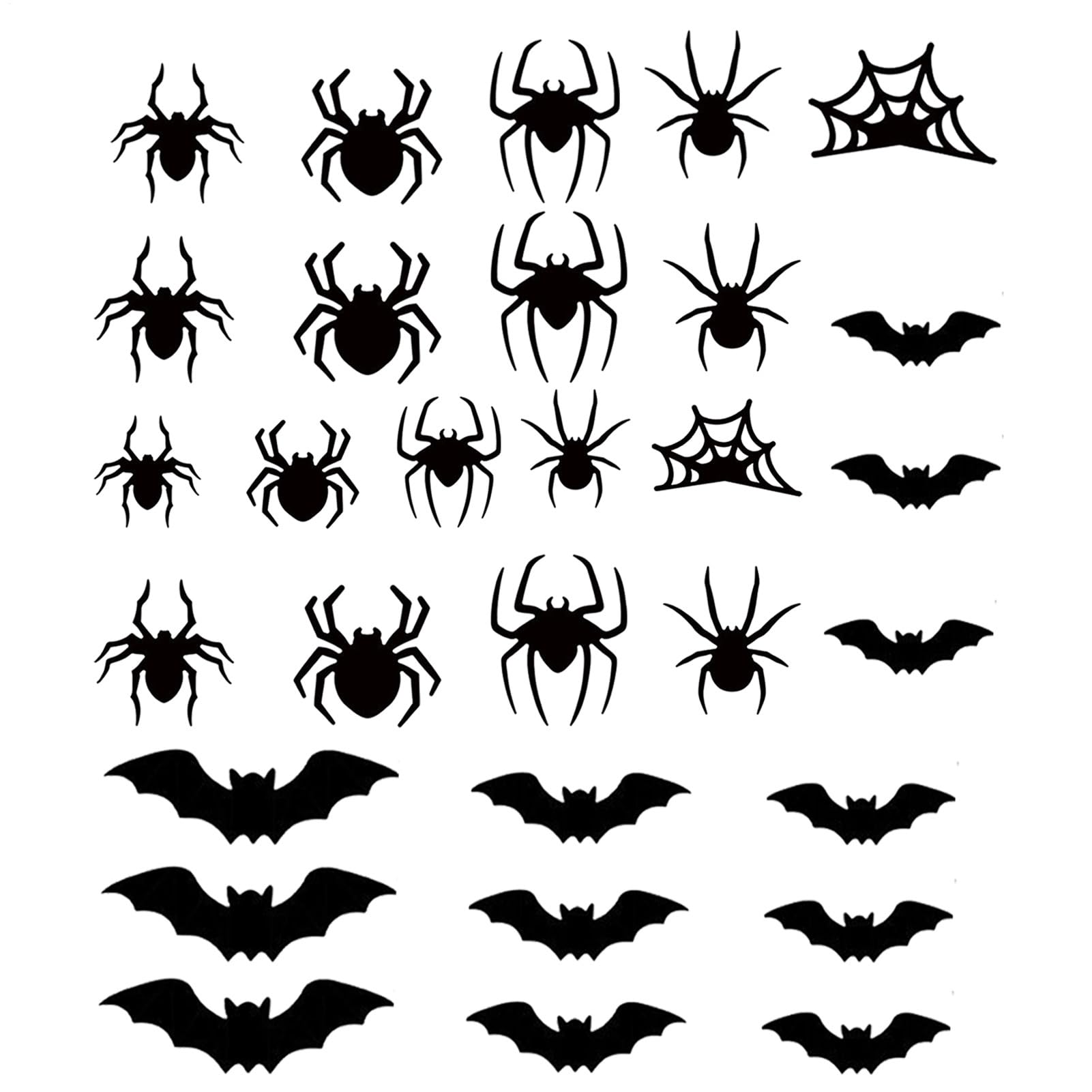 Chauve-souris LED Halloween à relief 3D avec adhésif mural haute tenue