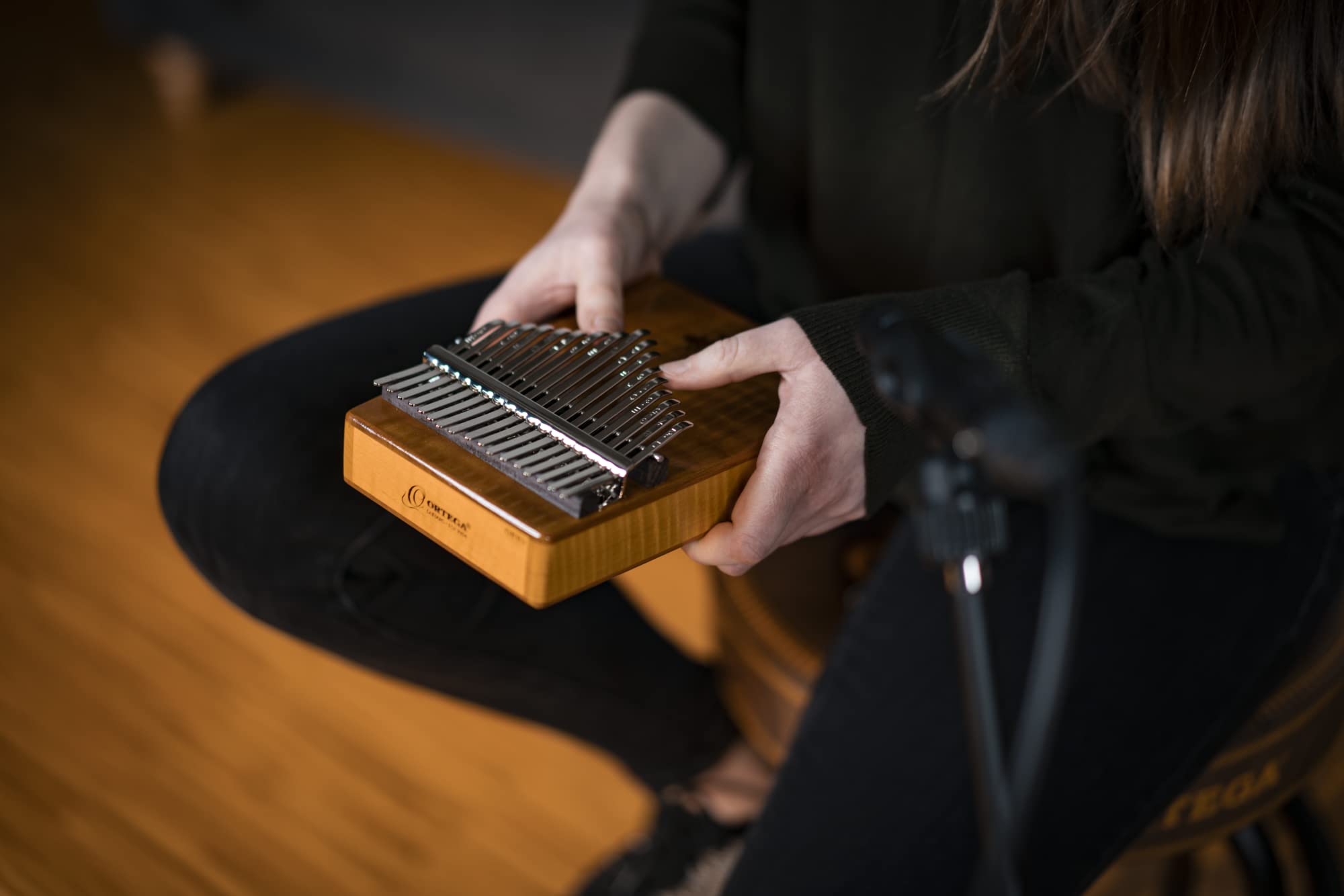 Ortega Kalimba Pollice Piano acustico Lizard Series 17 note Do Maggiore Meditazione LoFi Custodia Deluxe