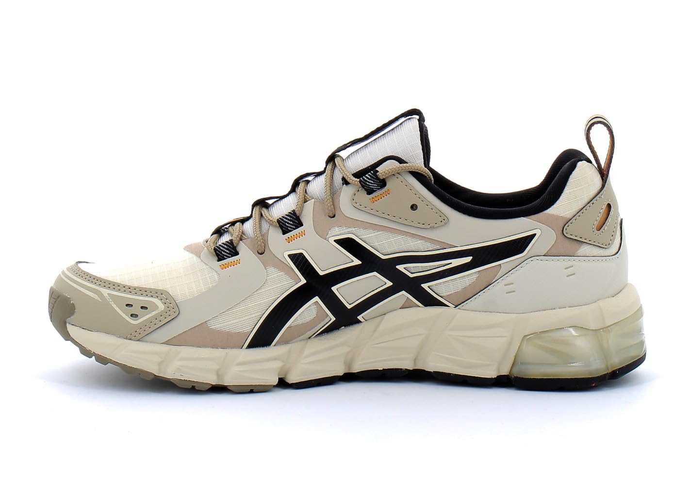 ASICS Men's Gel-Quantum 180 6 Sneaker, Vanilla/Black, 8.5 UK