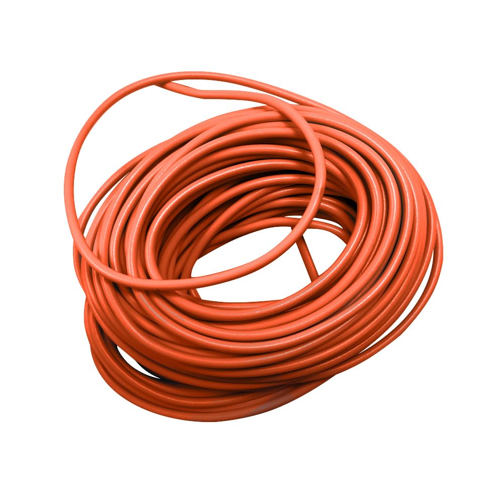 Sherco-Auto - Orange 14 Gauge Primary Automotive Wire - 25 FT Spool/Coil of 100% Copper Electrical Wire - Made in USA