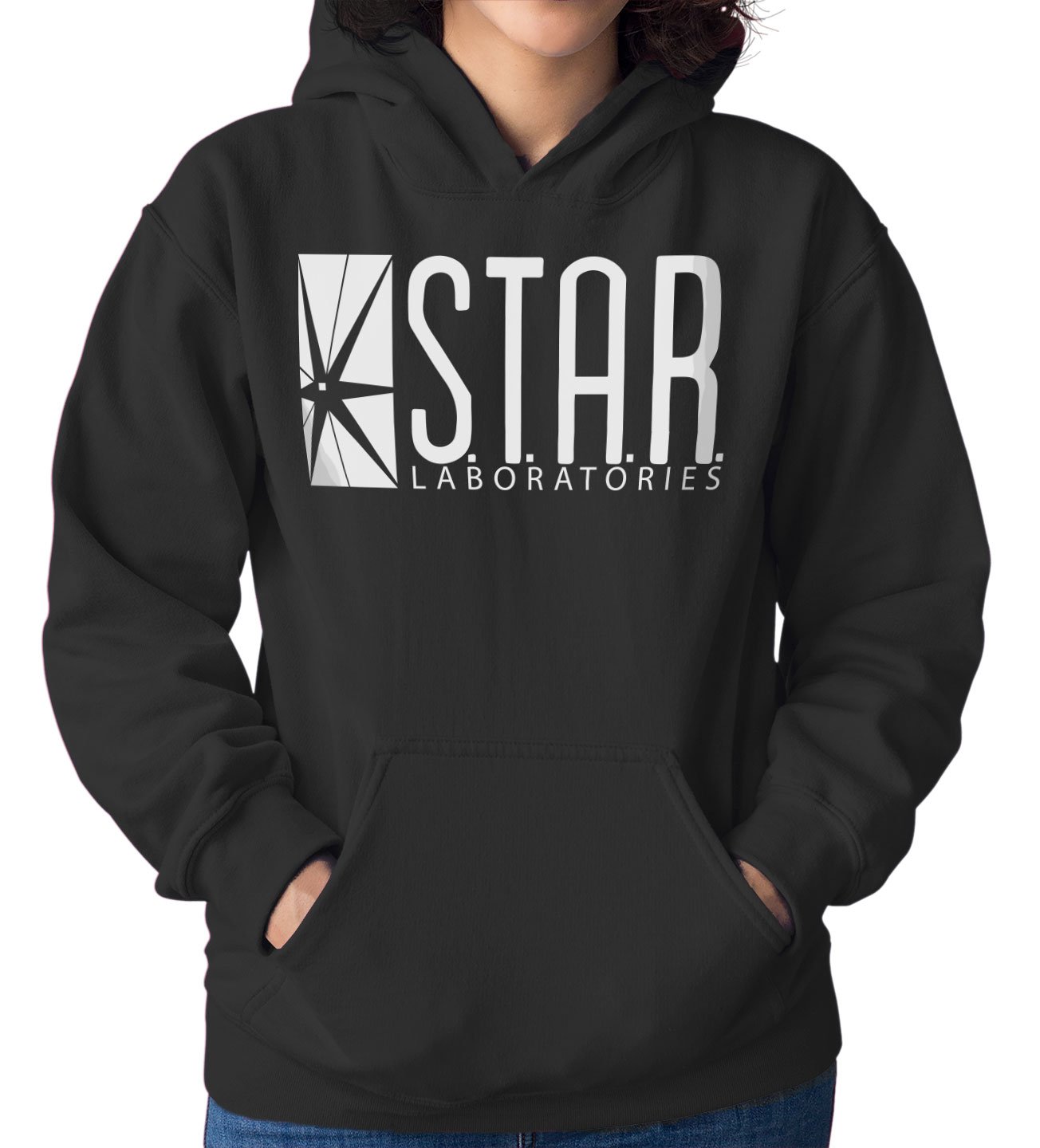 WebbsStar Labs Hoodie The Flash Barry Allen New Unisex Hoody Jumper - Black