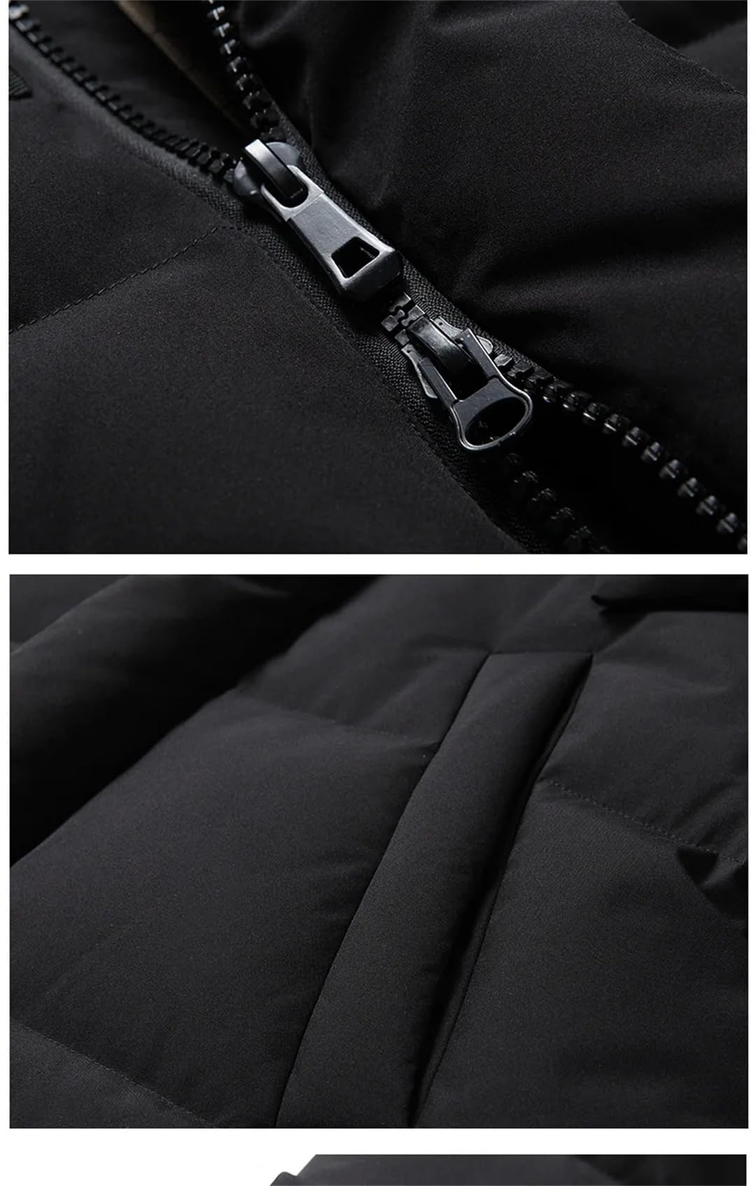 Suwequest Inverno Spesso Caldo Lungo Coppia Piumini Donna Anatra Bianca Giù Stile Utensili Giù Cappotti