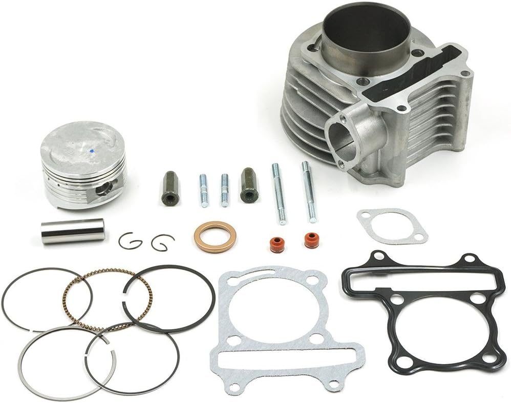 Glixal ATMT1-023 High Performance GY6 61mm 170cc Big Bore Rebuild Cylinder Kit For 152QMI 157QMJ Engine Chinese Scooter Moped ATV