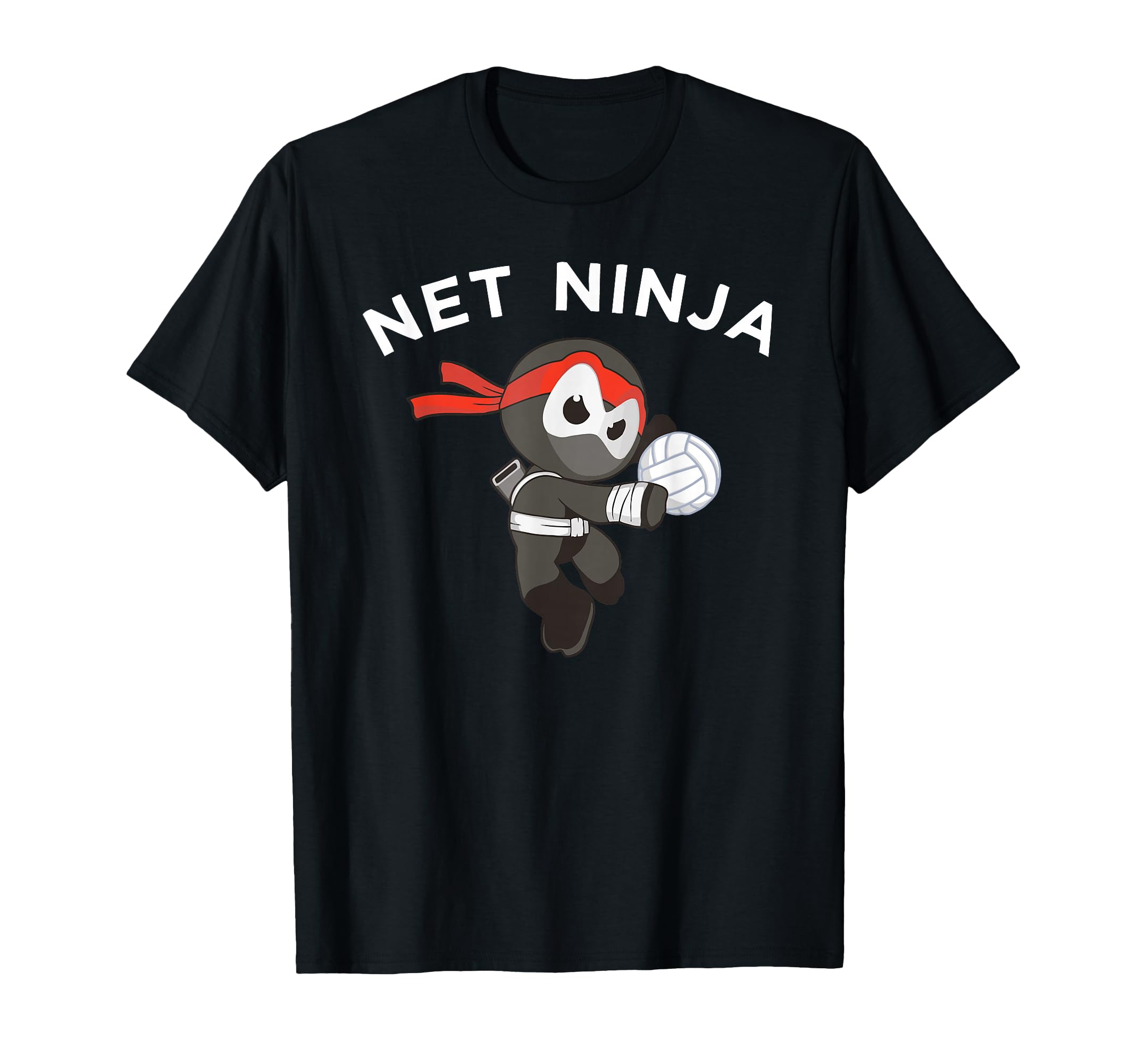 Net Ninja Volleyball Martial Arts Sport T-Shirt