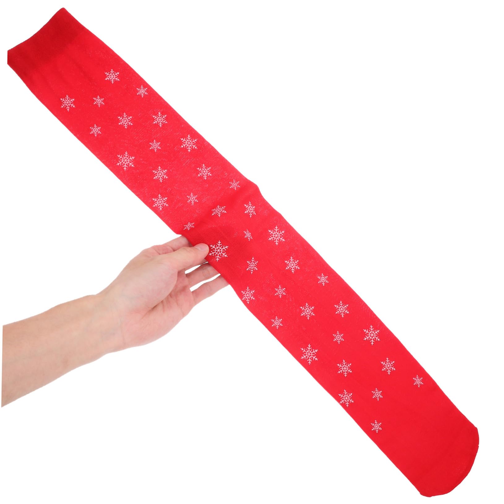 3 Paires Chaussettes Longues de Noël pour Femmes Légères et Élastiques Motif Flocon et Père Noël pour Fête et Cosplay